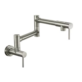 Poetto Pot Filler - Dual Handle Wall Mount - Contemporary — image 1